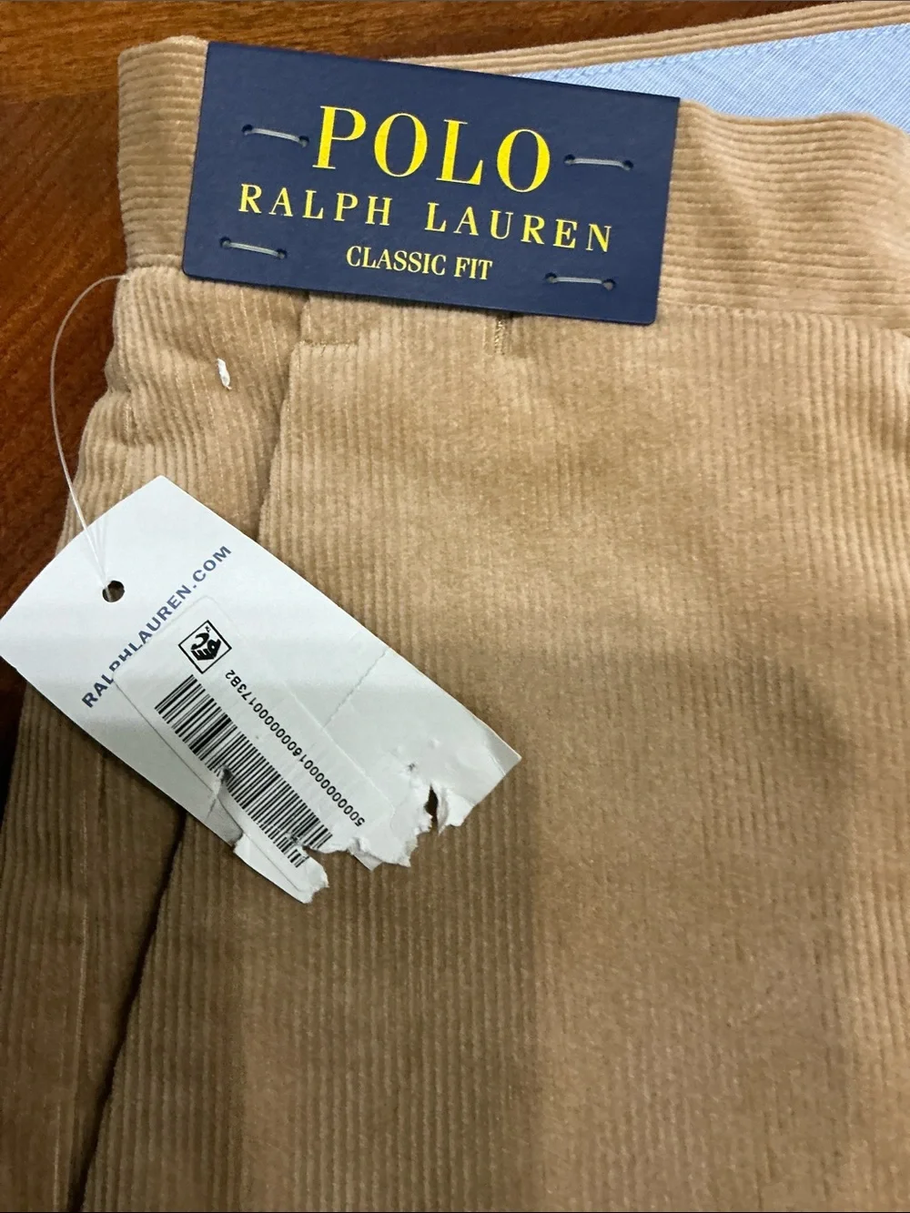 Polo by Ralph Lauren Men's Beige Corduroy Trousers